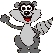 free animated images raccoons
